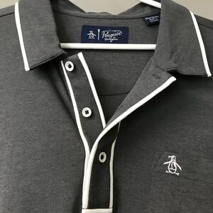 Penguin Polo Shirt Mens XXL Grey by Munsingwear